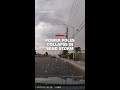 Power poles collapse onto cars during dust storm in Las Vegas
