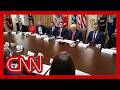 'A whole lot of lies about a whole lot of subjects': CNN fact-checks Trump in cabinet meeting