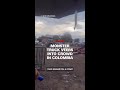 Monster truck veers into crowd in Colombia