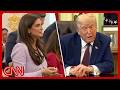 Trump rails against CNN when asked about .776B fund