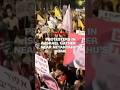 Protesters in Israel gather near Netanyahu's home