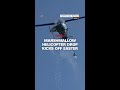 Marshmallow helicopter drop kicks off Easter