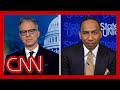'I'm not falling for it': Stephen A. Smith reacts to Trump's support