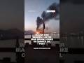 Major fire injures 3 after Iran drone strike on Emirati oil port