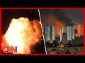 Russian strikes hammer Kyiv as Trump heads to NATO summit