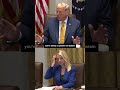 Trump gets upset with reporter who asked about Epstein