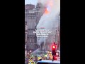 Massive fire engulfs historic building in Scotland
