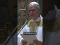 Pope Leo XIV begins first papal homily in English