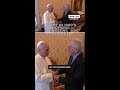 Robert De Niro's emotional meeting with Pope Leo