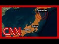 Tsunami alert issued for Japan after 7.6-magnitude earthquake