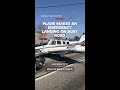 Plane makes an emergency landing on busy road in Georgia