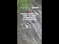 Drone drops life vest to man stranded in floodwaters