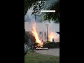 Dutch asylum center set on fire by far-right protestors