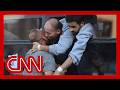Newly freed Palestinian prisoners arrive in West Bank and Gaza