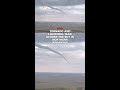 Tornado and lightning tear across the sky in northern Arkansas