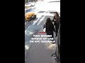 Two women struck by cab on NYC sidewalk