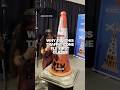 Why did this traffic cone fly first class?