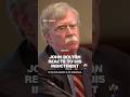 John Bolton reacts to his indictment
