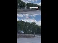 Train collides with septic truck in Virginia