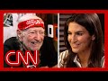 Willie Nelson recalls smoking weed on White House roof