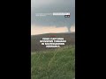 Video captures stovepipe tornado in southeastern Nebraska