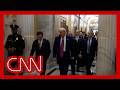 Trump goes to Capitol Hill to sway GOP hardliners to back sweeping bill
