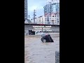 Car swept away in China floodwaters