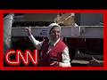 Egyptian Red Crescent shows CNN aid rejected by Israel