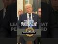Analysis: Trump is learning that peace is hard