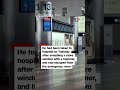 Panic in Milan airport as man sets fire to check-in desk
