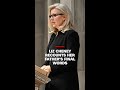 Liz Cheney recounts her father Dick Cheney's final words