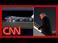 Air Force One turns back minutes after leaving for Switzerland
