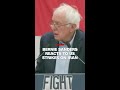 Bernie Sanders reacts to US strikes on Iran during speech