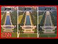 Trump keeps asserting Reflecting Pool vandalism without evidence