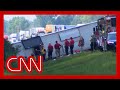 Multiple fatalities & entrapments after tour bus crashes in NY state