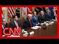 Live: Trump holds Cabinet meeting at White House