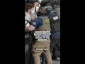 Chaos erupts during protest over hunger strike at ICE facility