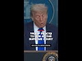 Trump reacts to win at the Supreme Court
