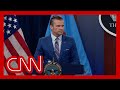 Hegseth claims CNN spun Iran reporting. Anderson rolls the tape