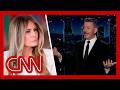 Kimmel pushes back after Melania Trump urges his firing