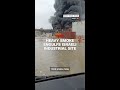 Heavy smoke engulfs Israel industrial site