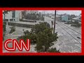 Timelapse shows hurricane storm surge flood streets in Fort Myers