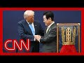 Trump gifted golden crown by South Korea's leader