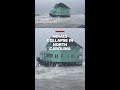Homes collapse into sea in North Carolina