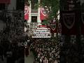 Harvard President gets standing ovation at commencement