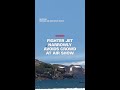 Watch F-18 fighter jet perform evasive maneuvers to avoid crashing into audience at airshow