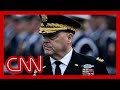 Top US general appears to take shot at Trump during retirement speech
