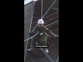 Seoul's coolest window washer cleans Lotte world tower