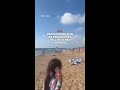Beachgoers flee as projectiles fall into sea in Israel