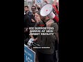 ICE supporters arrive at New Jersey facility